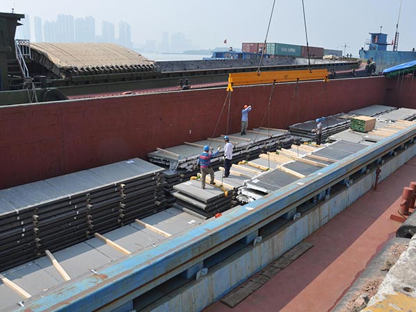 600tons sa573 gr 70 carbon-manganese-silicon steel plate delivered to Indonesia